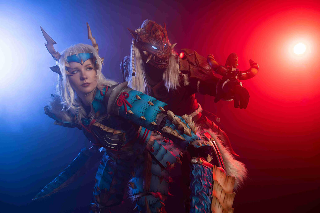 Odogaron and Zinogre set from Monster Hunter