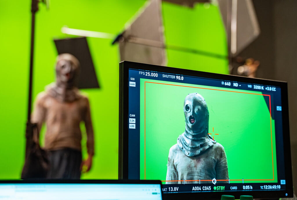 Art director on Set for Bandai